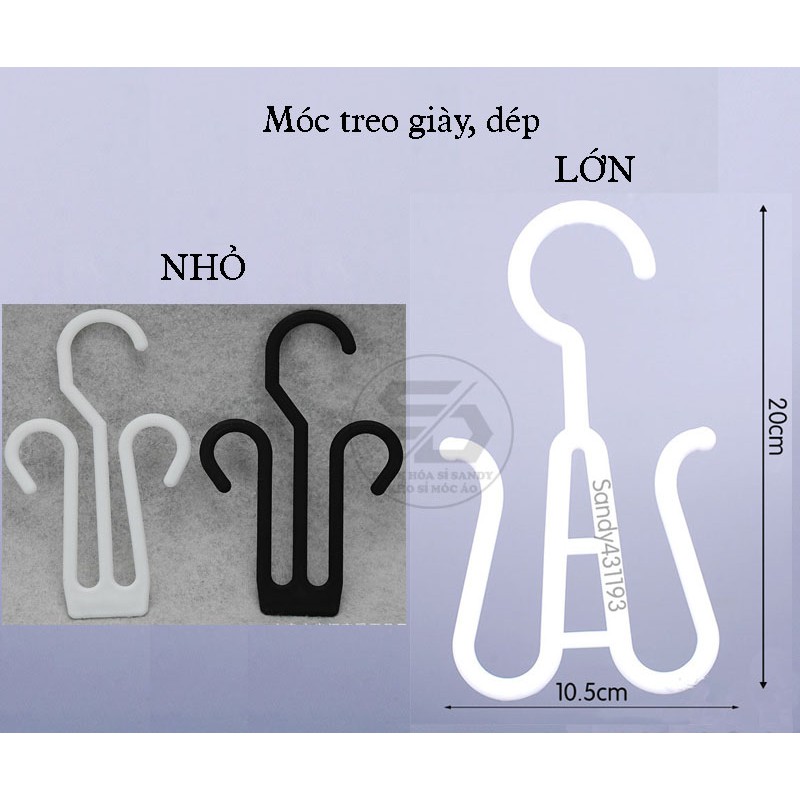 Móc treo giày, dép ( Bộ 10 móc )