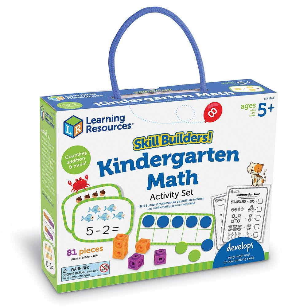 Đồ chơi xây dựng kỹ năng! Học toán tuổi mẫu giáo - Skill Builders! Kindergarten Math