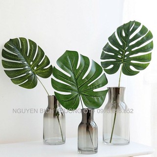 Cành lá rùa giả decor siêu đẹp siêu xinh 4 kích thước - Lá giả