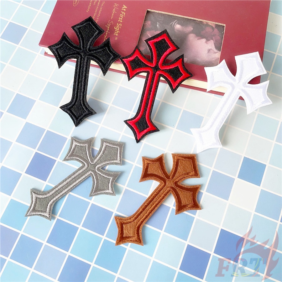 ✿ Miếng Vá Ủi Quần Áo 26 Màu ✿ 1 Sticker Ủi Thêu Hình Huy Hiệu
