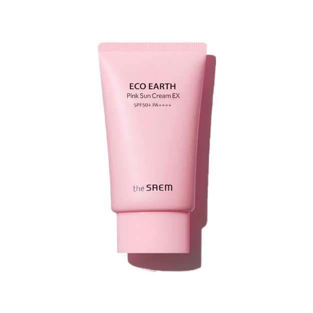 Kem Chống Nắng Giảm Dầu, Nâng Tone Da Sáng Hồng The Saem Pink Sun Cream EX SPF50+/PA++++ 50g