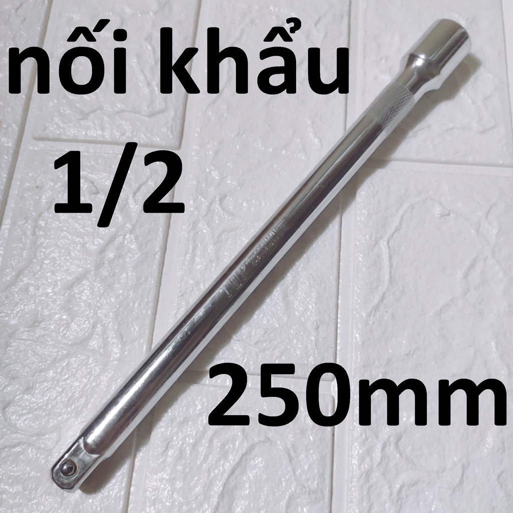 Đầu nối dài khẩu 1/2 dài 250mm, nối dài tuýp size 1/2 (phổ thông)