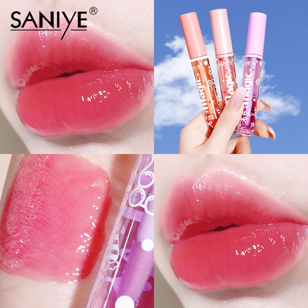 Son Bóng SANIYE L1158 4ml Dưỡng Ẩm Chống Thấm Nước Thay Đổi Màu Sắc | BigBuy360 - bigbuy360.vn