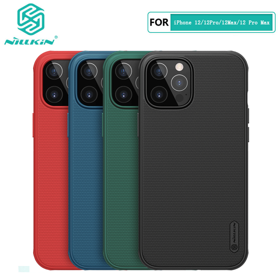 Đối với iPhone 12 Vỏ 5.8 / 6.1 / 6.5 Vỏ Nillkin Frosted Shield PC Ốp lưng cứng cho iPhone 12 Pro Max / iPhone12 Mini Case