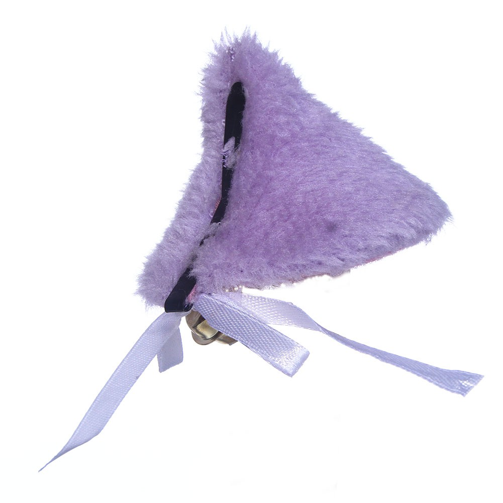 Kẹp tóc hóa trang tai mèo bằng lông nhung đáng yêu cho nữ