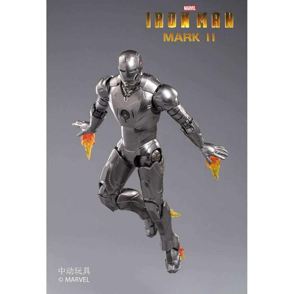 [Mã TOYJAN hoàn 20K xu đơn 50K] Mô hình Iron Man Mark 2 ZD Toys Chính hãng (Người sắt phần 1)