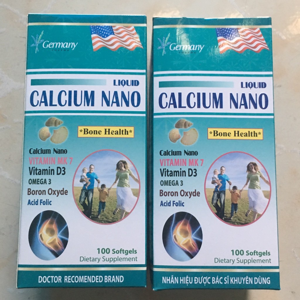 VIÊN UỐNG LIQUID CANXI NANO BỔ SUNG CANXI, PHÒNG NGỪA LOÃNG XƯƠNG