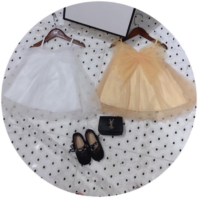 Váy Ren công chúa nơ xinh