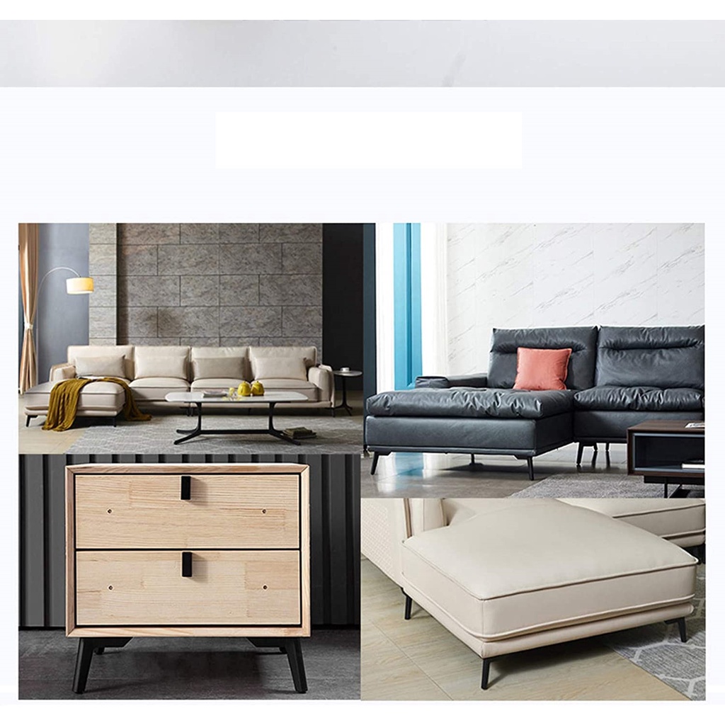 Chân ghế SOFA kim loại 3 màu cao 150mm