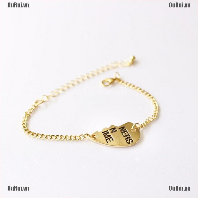 Set 2 Vòng Tay Tình Bạn Khắc Chữ Best Friends