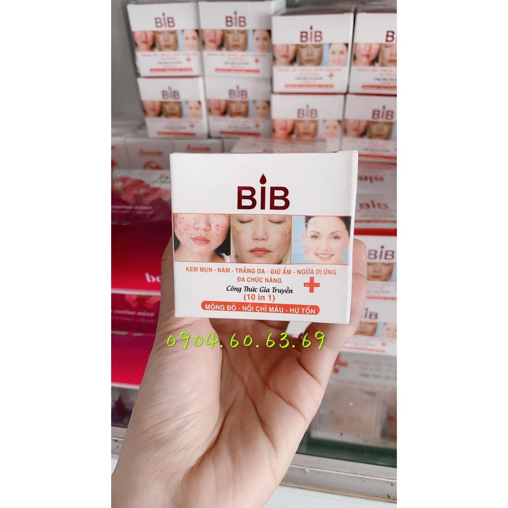 Kem Mụn Nám Trắng Da Đa Chức Năng 16g 10in1 BIB