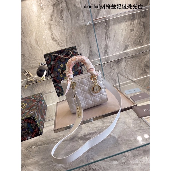 Túi xách/Túi đeo chéo Dior CD da mềm dây đeo bản to khóa logo đúc dày cao cấp