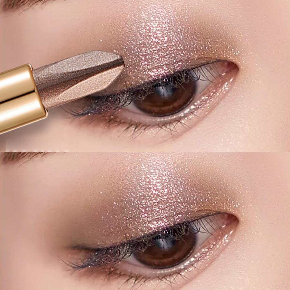 Phấn Mắt Dạng Thỏi Hai Màu Sắc Thời Trang Không Thấm Nước Và Mồ Hôi