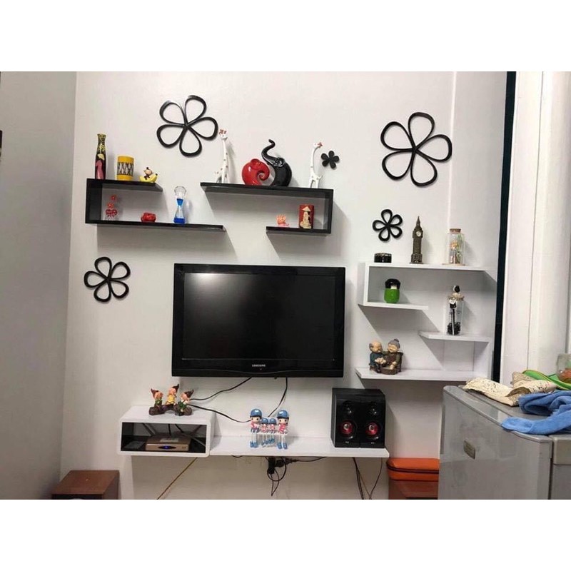 Kệ gỗ treo tường trang trí, decor nhà cửa. Tặng đinh vít treo tường. Bảo hành 2 năm