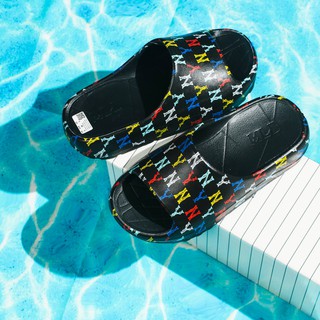 Dép Đúc MLB Bánh Mì Đế Cao 5CM Quai Ngang Nữ ♥️ ĐEN+ Hàng Cao Cấp + Fom nhỏ + tặng hộp ♥️ thiết kế cá tính, nhiều mà