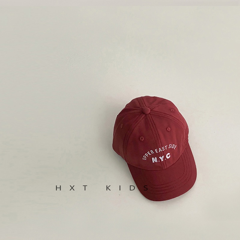 Mũ lưỡi trai thêu chữ thời trang mùa xuân thu năm 2022 dành cho trẻ nhỏ