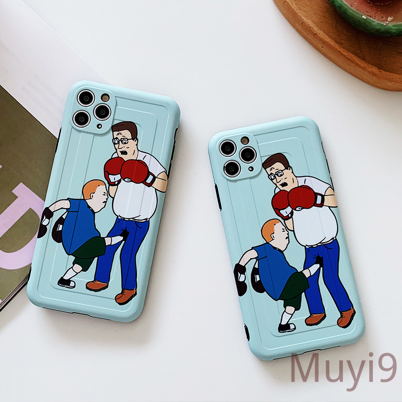 Ốp điện thoại mềm sáng tạo chống trượt in Whimsy Bobby Hill cho Iphone11 PRO MAX X XS MAX Xr Iphone8/SE2 Iphone7plus