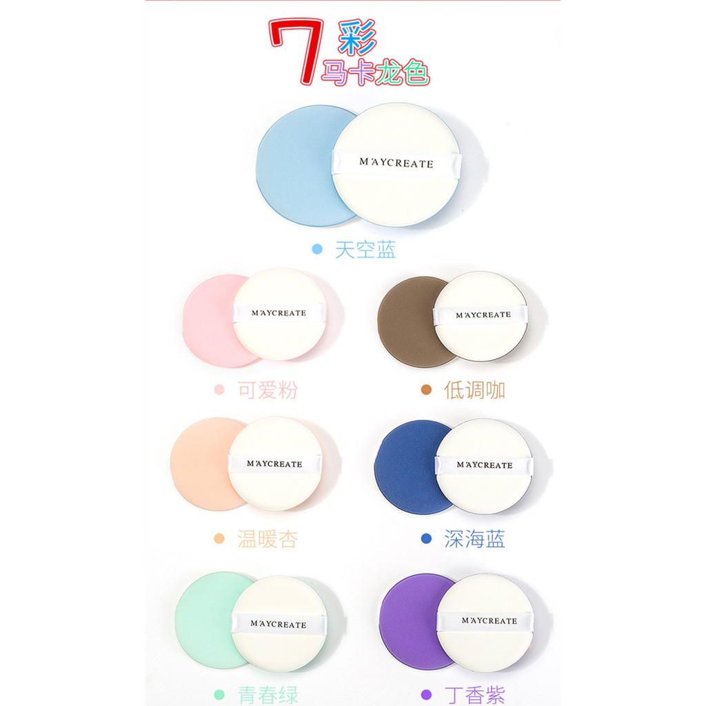 (Hàng Mới Về) Set 7 Mút Trang Điểm Thương Hiệu Maycreate Chất Lượng Cao | BigBuy360 - bigbuy360.vn