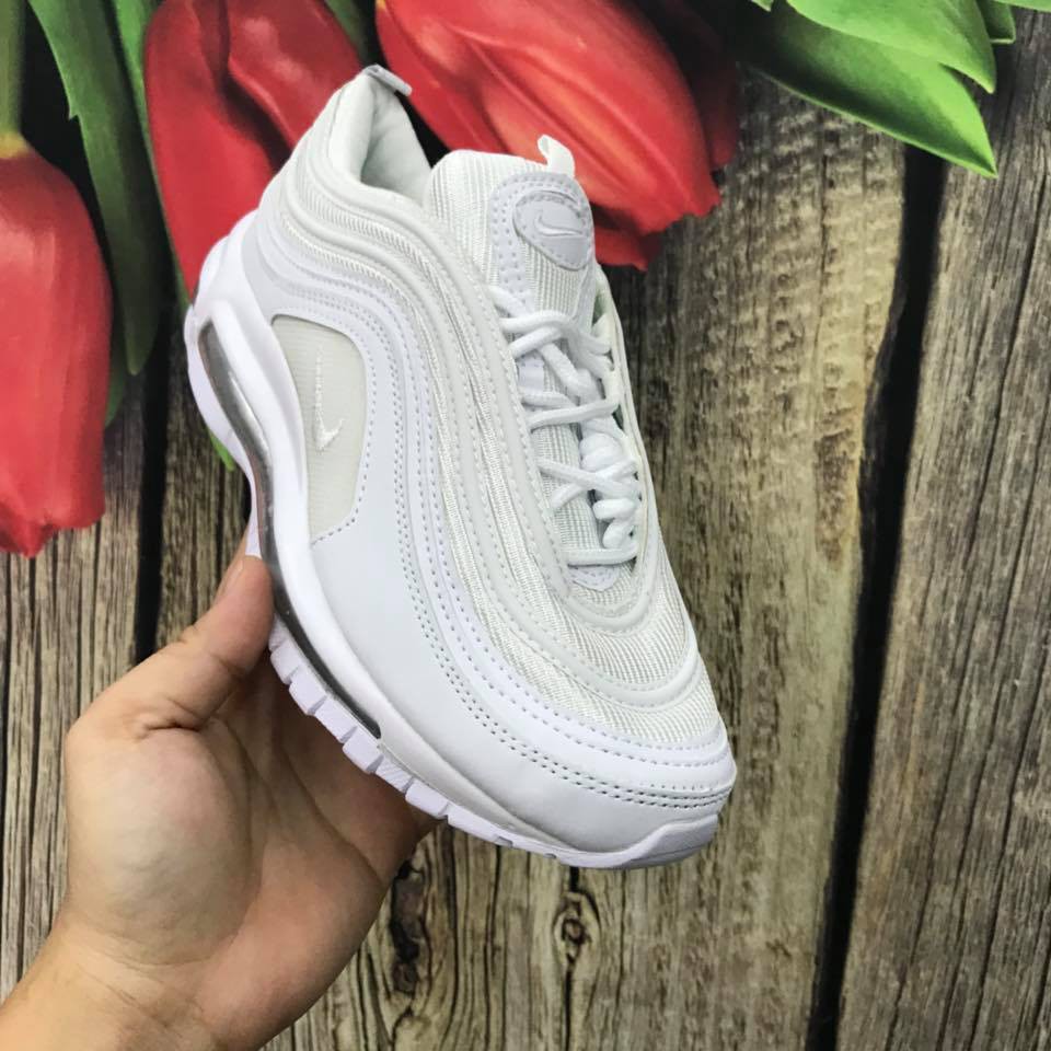 Giày Air MAX 97 trắng full phát quang