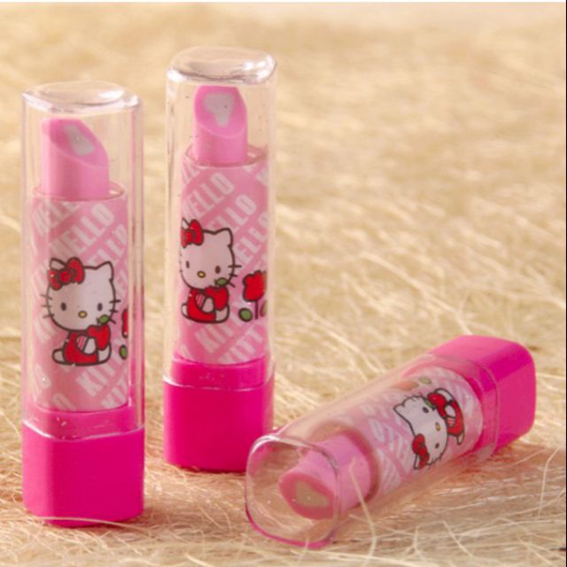 Tẩy Bút Chì Hình Thỏi Son Hello Kitty