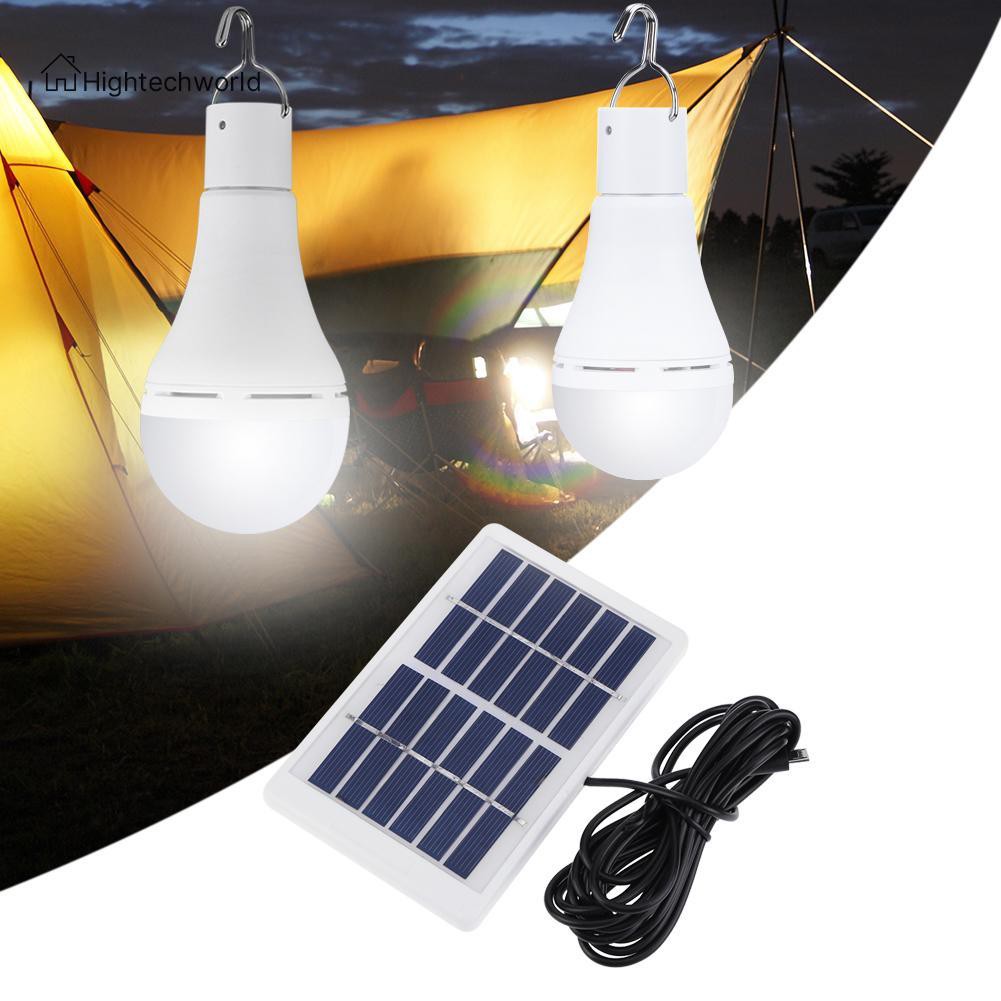 Bóng Đèn Led Năng Lượng Mặt Trời 5 Chế Độ 20 Cob