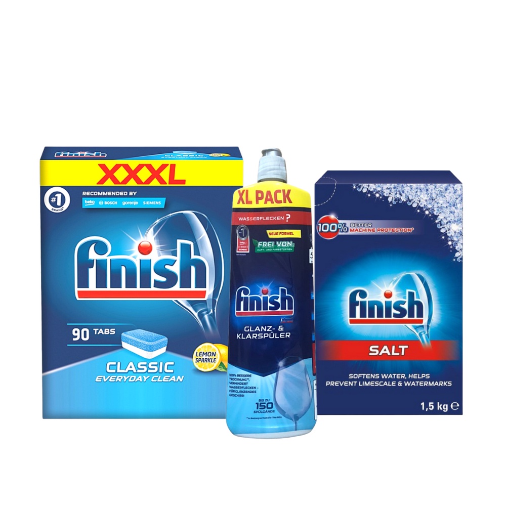 Combo Viên rửa bát Finish