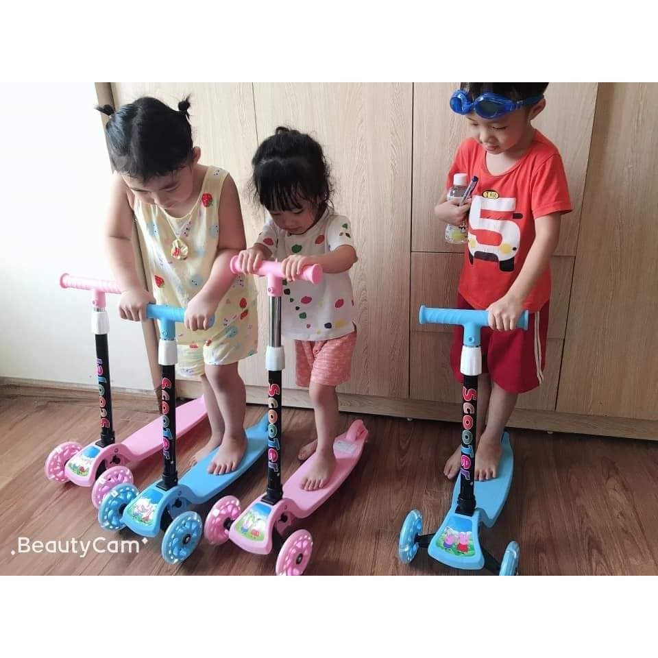 Xe trượt Scooter 3 bánh có đèn phát sáng cho bé yêu