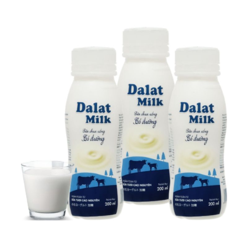 Sữa chua uống Dalat Milk 200ml