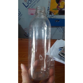 100 Chai nhựa 500ml ( nắp đen)