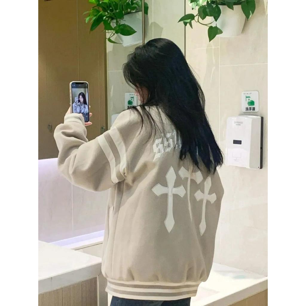 JN Studio áo_khoác áo khoác dù Phong cách Hàn Quốc 2023 NEW A26K00J 35Z230831