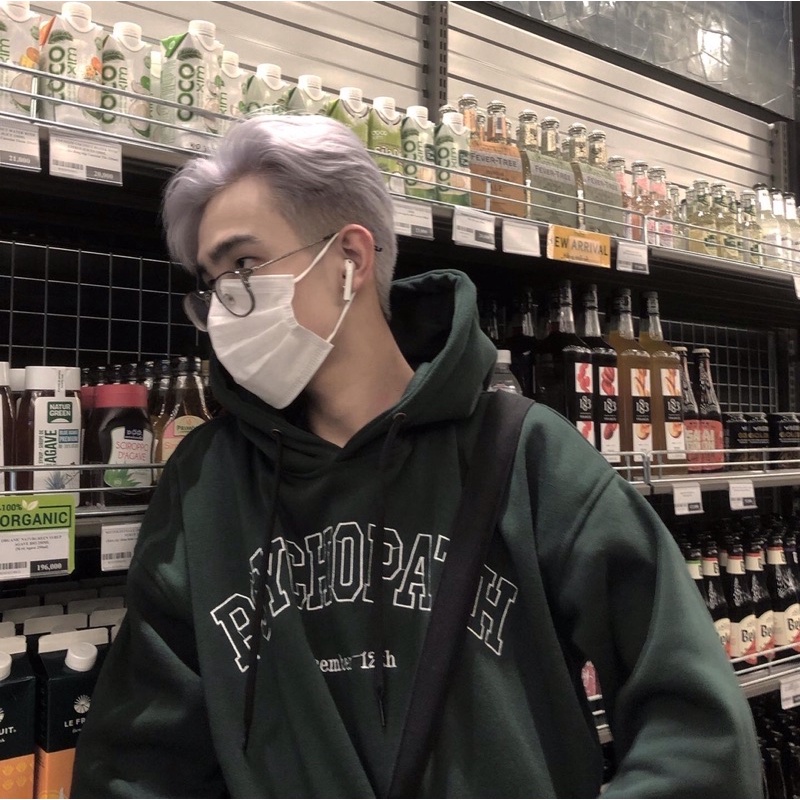 Áo khoác hoodie nam basic form rộng