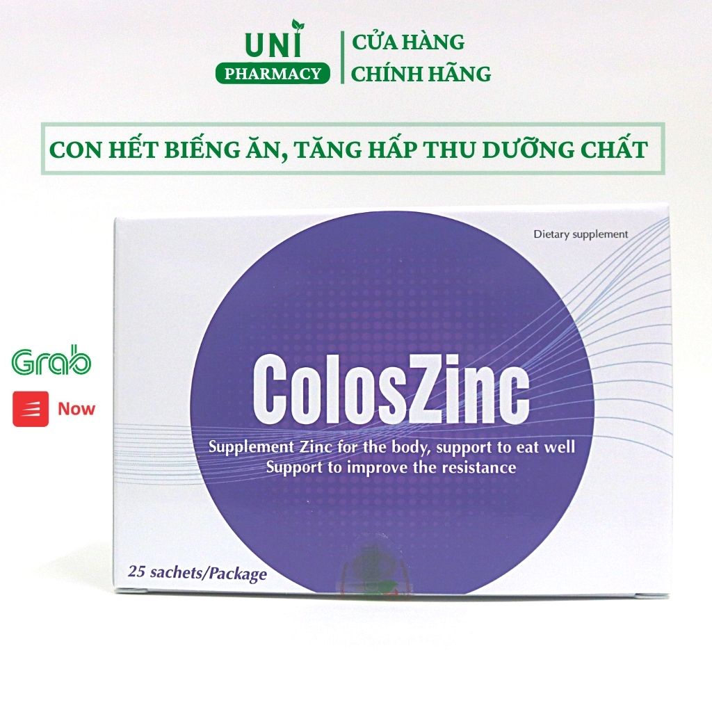 Kẽm hữu cơ ColoszinC dạng bột chính hãng Zeambi -Nguyên liệu Của Pháp - Cho trẻ ăn ngon, tiêu hoá khoẻ, đề kháng tốt