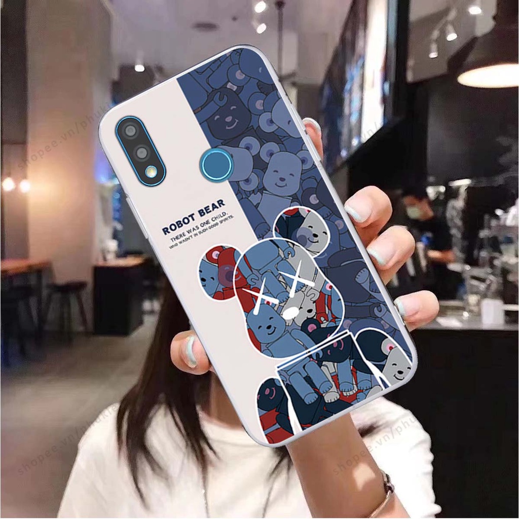 Ốp lưng Vsmart Joy 2 Plus / Joy2+ hình Robot Bear, Kawsnc bảo vệ điện thoại