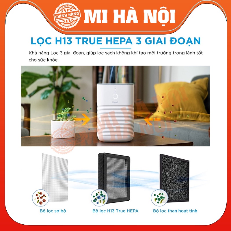 Máy Lọc Không Khí Mỹ Levoit Core 300 / 300s  HEPA 13 Bán chạy top 1 Amazon - độ ồn siêu thấp,chống dị ứng, kháng khuẩn