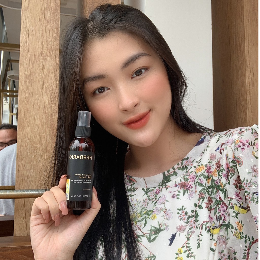 Nước dưỡng tóc tinh dầu Vỏ Bưởi và Bồ Kết Herbario 100ml (pomelo peel & gleditsia) kích thích mọc tóc, giảm rụng tóc | BigBuy360 - bigbuy360.vn