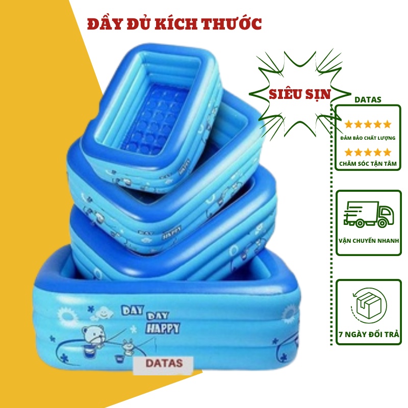 Bể bơi Mini- bể bơi tắm tại nhà cho trẻ em bể 1m3, 1m5, 2m1 chất lượng cao bền bỉ