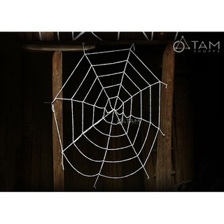 Mạng nhện dây vải trang trí trắng đen nhiều cỡ MANGNHEN-01_TAN