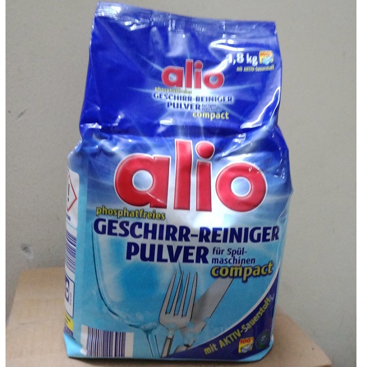 combo 2 túi bột rửa chén Alio hàng nội địa Đức