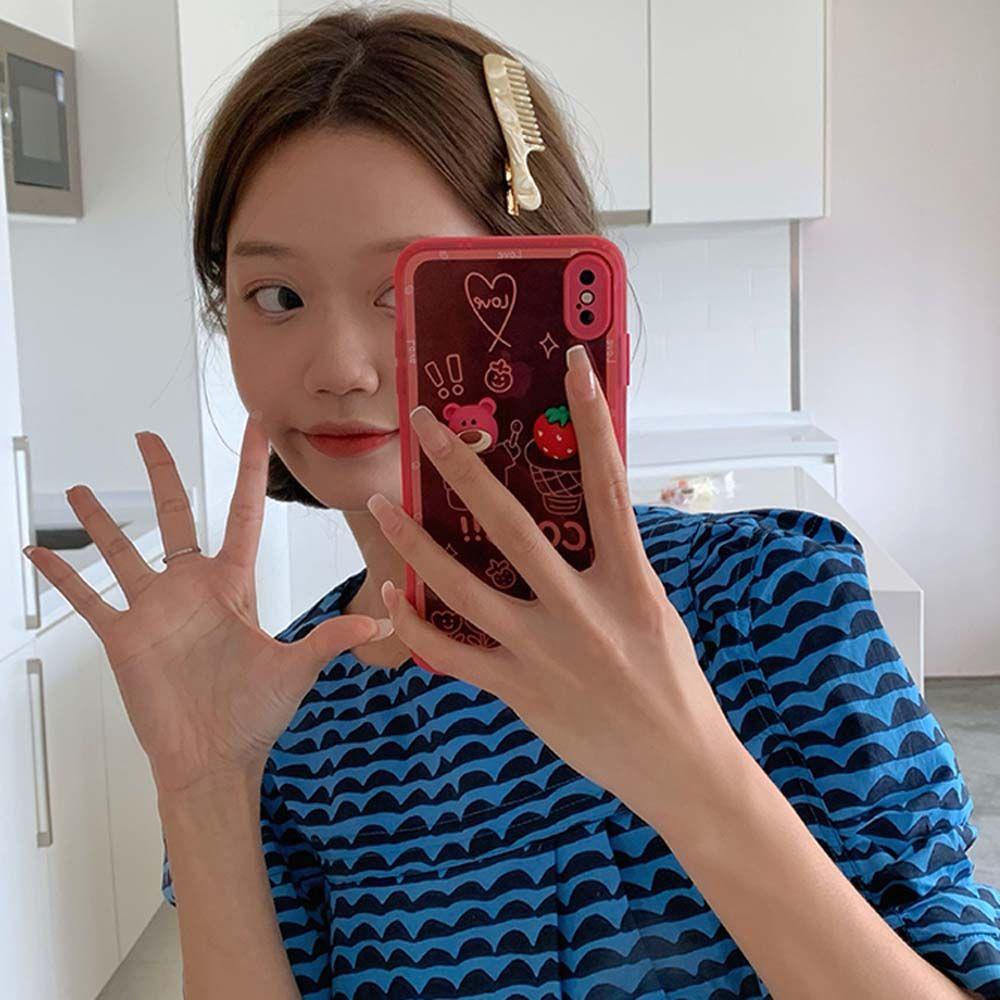 Kẹp Tóc Hình Lược Nhỏ Xinh Màu Sắc Ngọt Ngào WMES15H