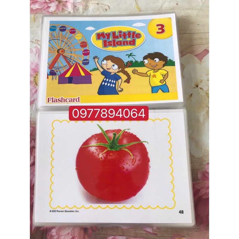 Thẻ Flashcards  My little island level 3- ép plastics bền đẹp ☘️giáo cụ đồ dùng dạy học cần thiết dạy Tiếng Anh❤️