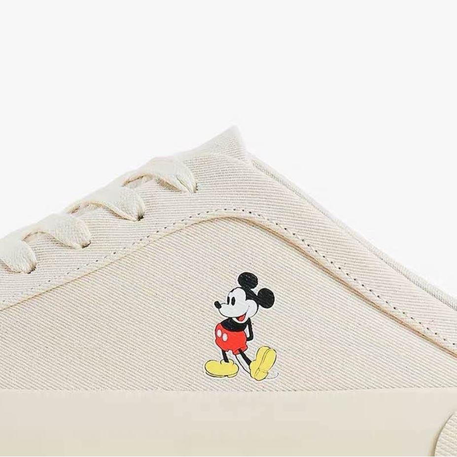 Giày Lười Canvas In Hình Chuột Mickey Dễ Thương | BigBuy360 - bigbuy360.vn