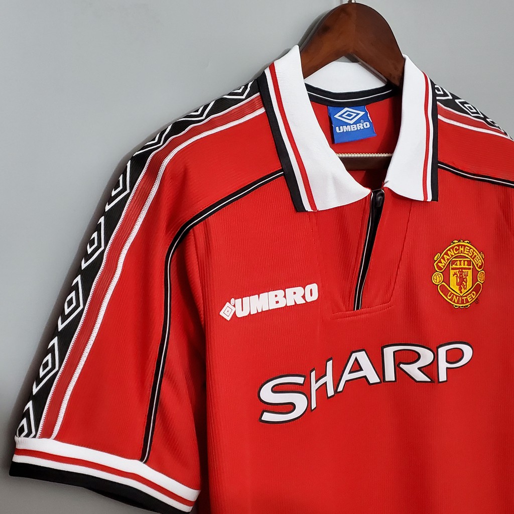 Áo Thun Bóng Đá manchester united 1998/1999 Phong Cách retro