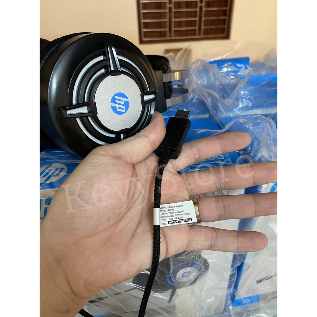 ❤️KeyyStore❤️ Tai Nghe Chụp Tai Gaming LD89 HP H120G Led RGB Cổng Usb Giả Lập 7.1 , A65 Giá rẻ Cao cấp Cực Hot Siêu Bền