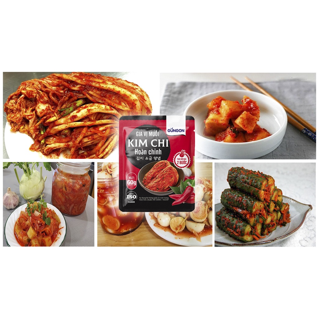 Gia Vị Muối Kim Chi Hoàn Chỉnh - Gungon Chuẩn  Vị Hàn Quốc Làm Được 700g Kim Chi | BigBuy360 - bigbuy360.vn
