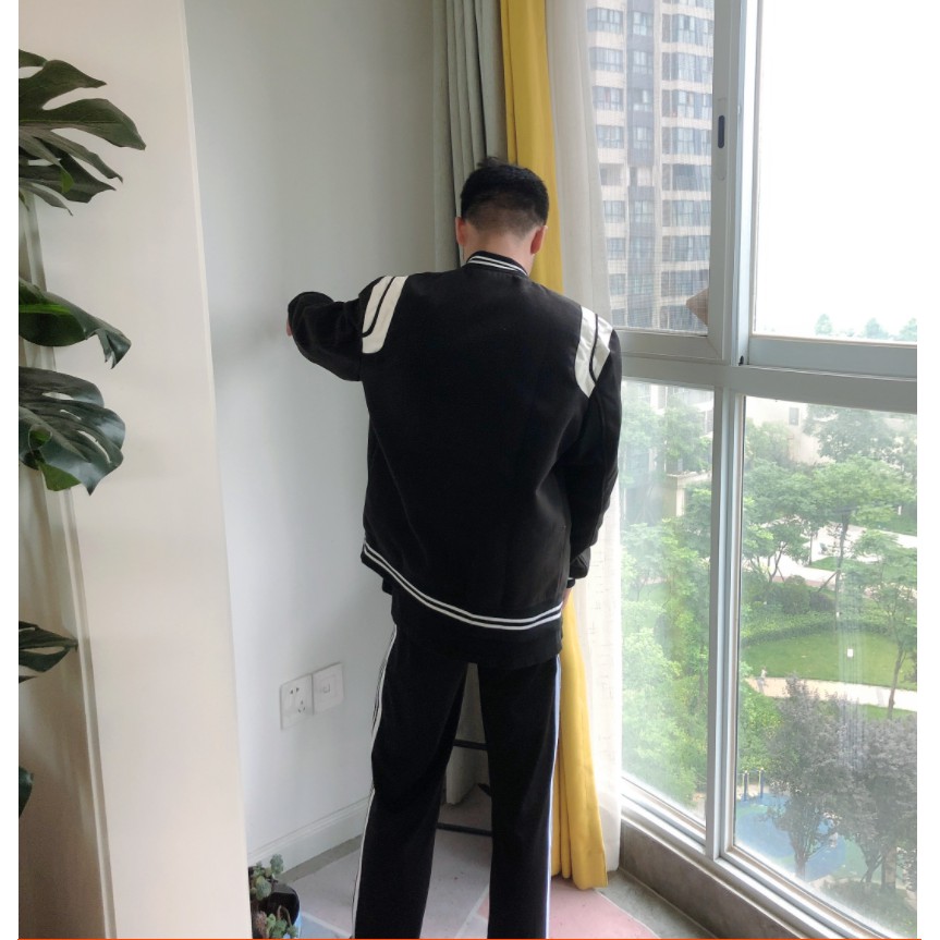 { Mới Về - Ảnh Thật } Áo Bomber Phối Vân Trắng Đen Dù 2 lớp Cao Cấp Đa Tác Dụng Trẻ Trung Năng Động Fom Đứng - bóng chày