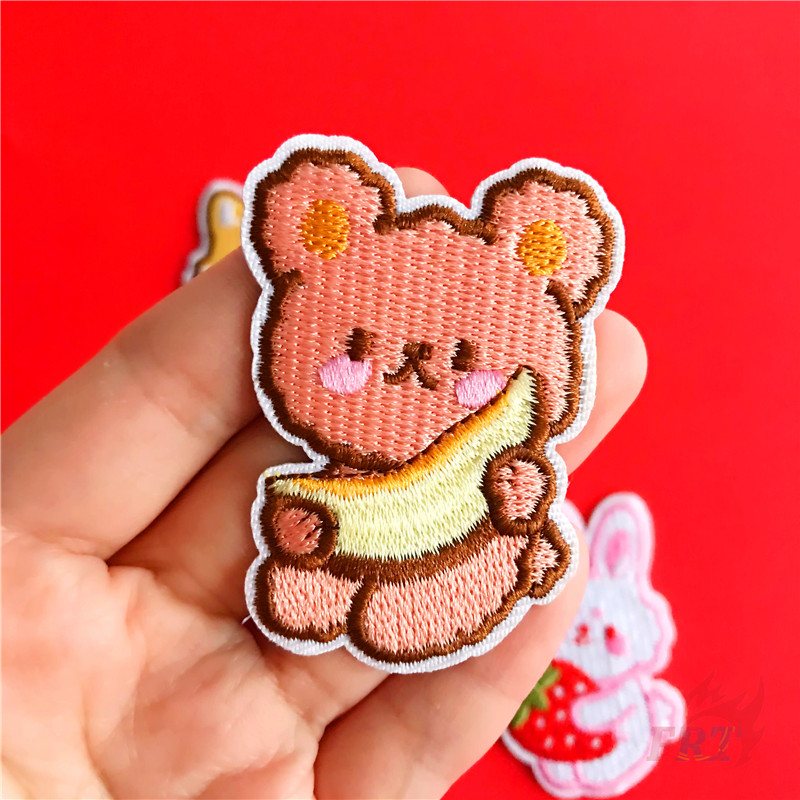 Huy hiệu vải hình thú dễ thương xinh xắn