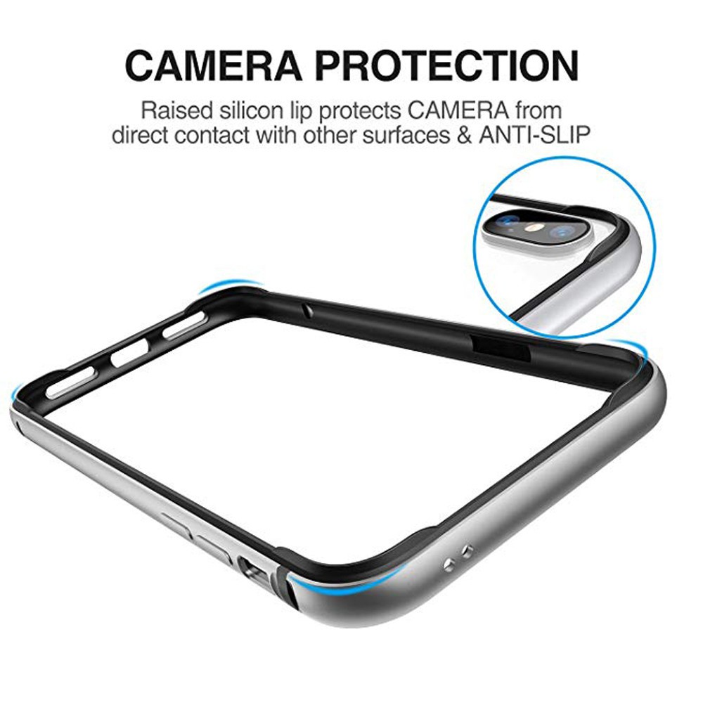 Ốp Điện Thoại TPU Mềm Khung Kim Loại Chống Sốc Cho iphone x xs max xr