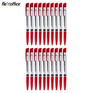 Bút bi Thiên Long Flexoffice Matixs FO024 0.7mm xanh đen đỏ