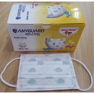 Khẩu trang cho bé anyguard 1 hộp 50 chiếc