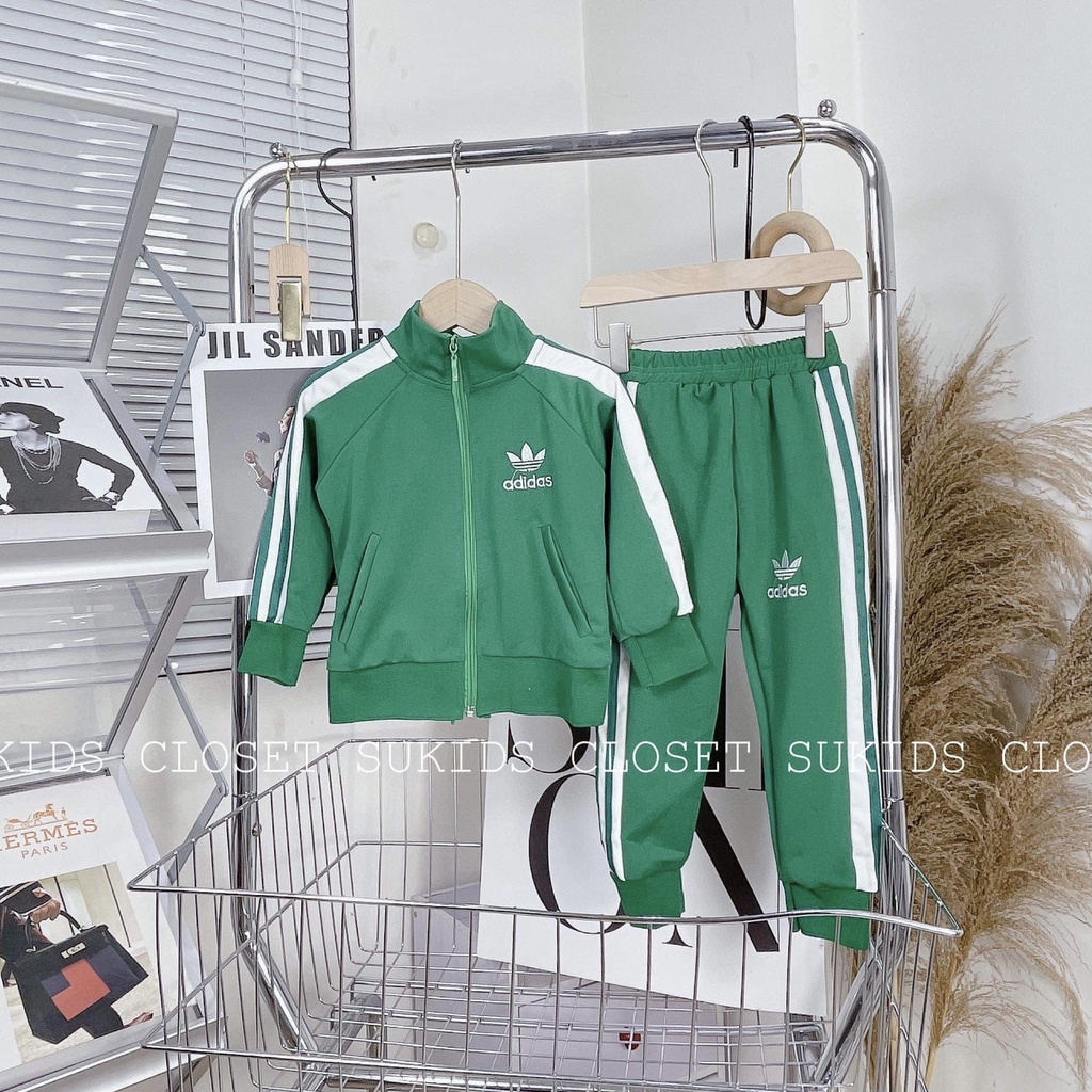 Bộ thể thao Bé Trai/ Bé gái từ 11-38kg( Áo khoác+ quần thể thao)